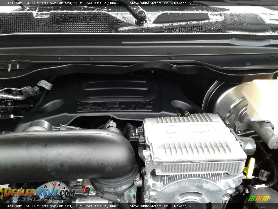2021 Ram 1500 Limited Crew Cab 4x4 Billet Silver Metallic / Black Photo #13