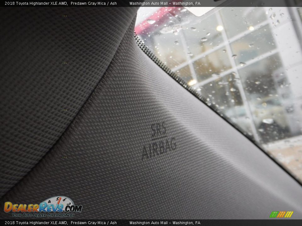 2018 Toyota Highlander XLE AWD Predawn Gray Mica / Ash Photo #22