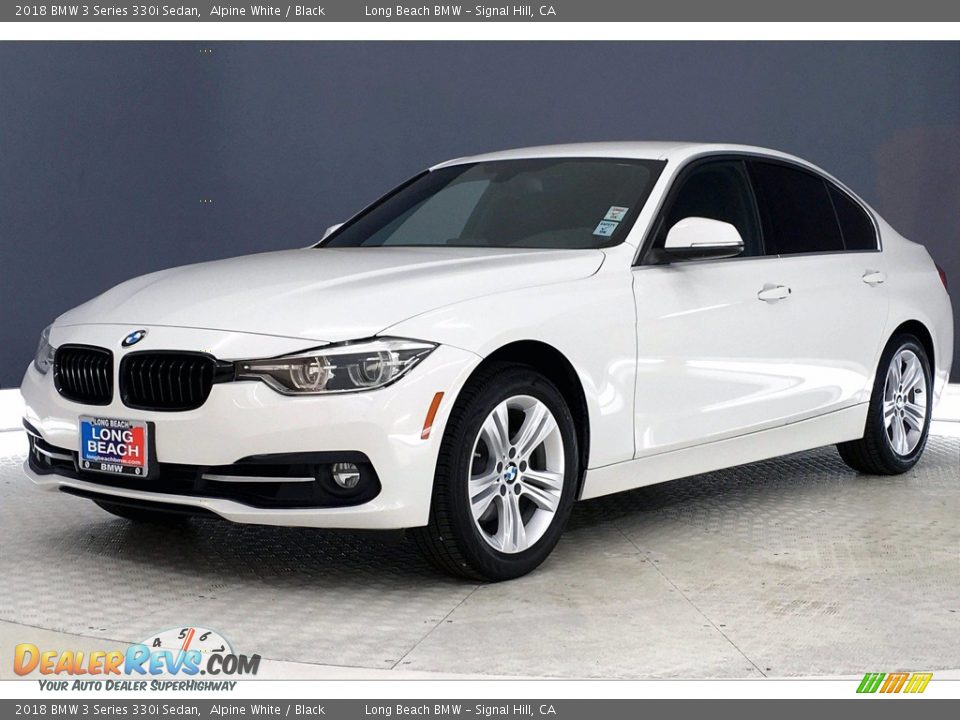 2018 BMW 3 Series 330i Sedan Alpine White / Black Photo #12