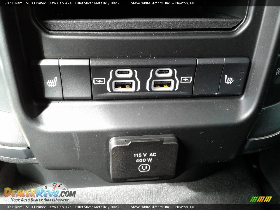 2021 Ram 1500 Limited Crew Cab 4x4 Billet Silver Metallic / Black Photo #19