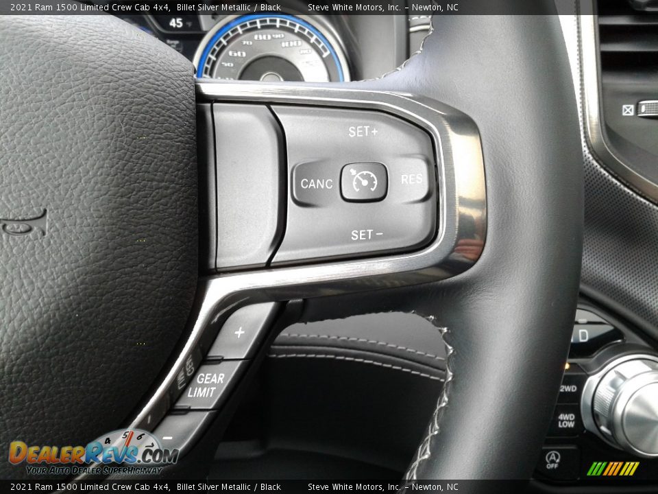 2021 Ram 1500 Limited Crew Cab 4x4 Billet Silver Metallic / Black Photo #24