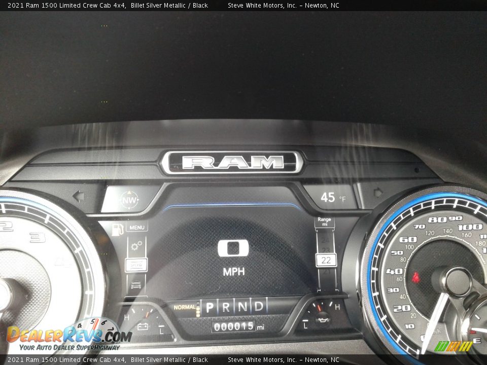 2021 Ram 1500 Limited Crew Cab 4x4 Billet Silver Metallic / Black Photo #25
