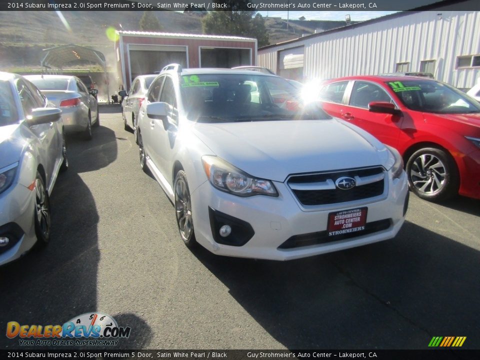 2014 Subaru Impreza 2.0i Sport Premium 5 Door Satin White Pearl / Black Photo #1