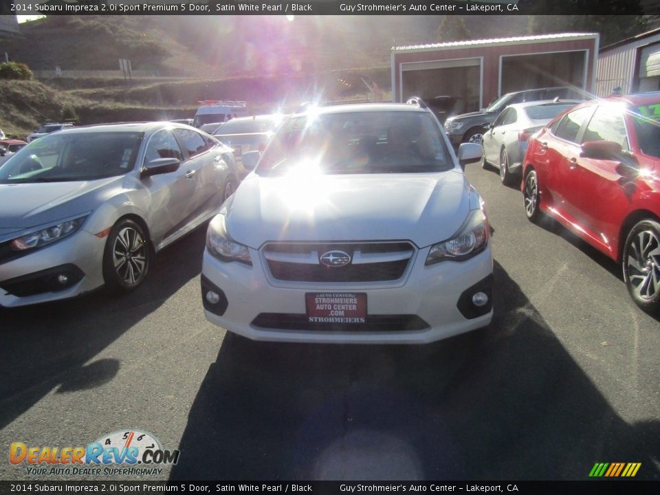 2014 Subaru Impreza 2.0i Sport Premium 5 Door Satin White Pearl / Black Photo #2