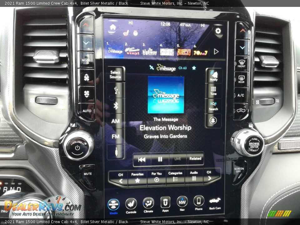 2021 Ram 1500 Limited Crew Cab 4x4 Billet Silver Metallic / Black Photo #27