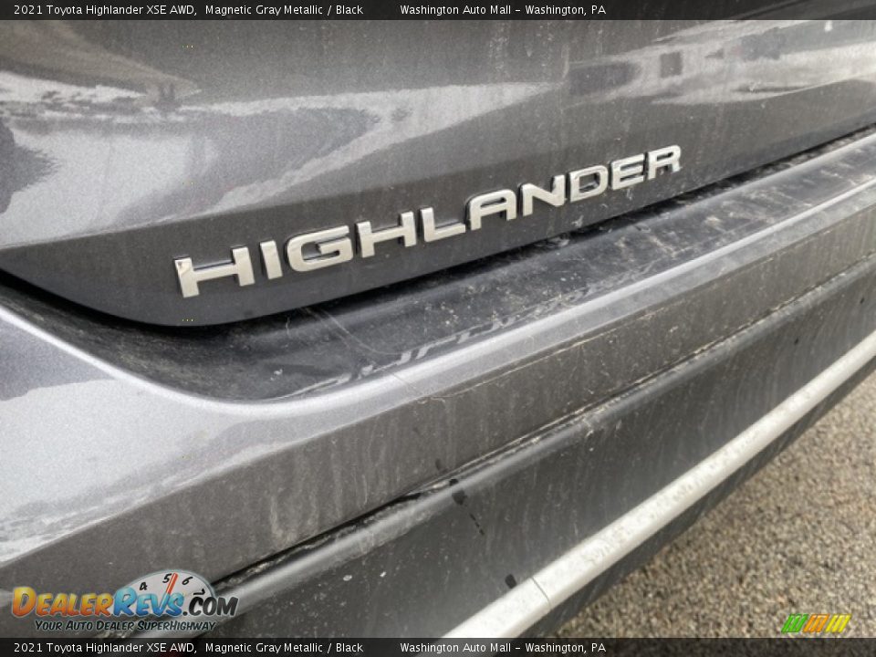 2021 Toyota Highlander XSE AWD Magnetic Gray Metallic / Black Photo #27