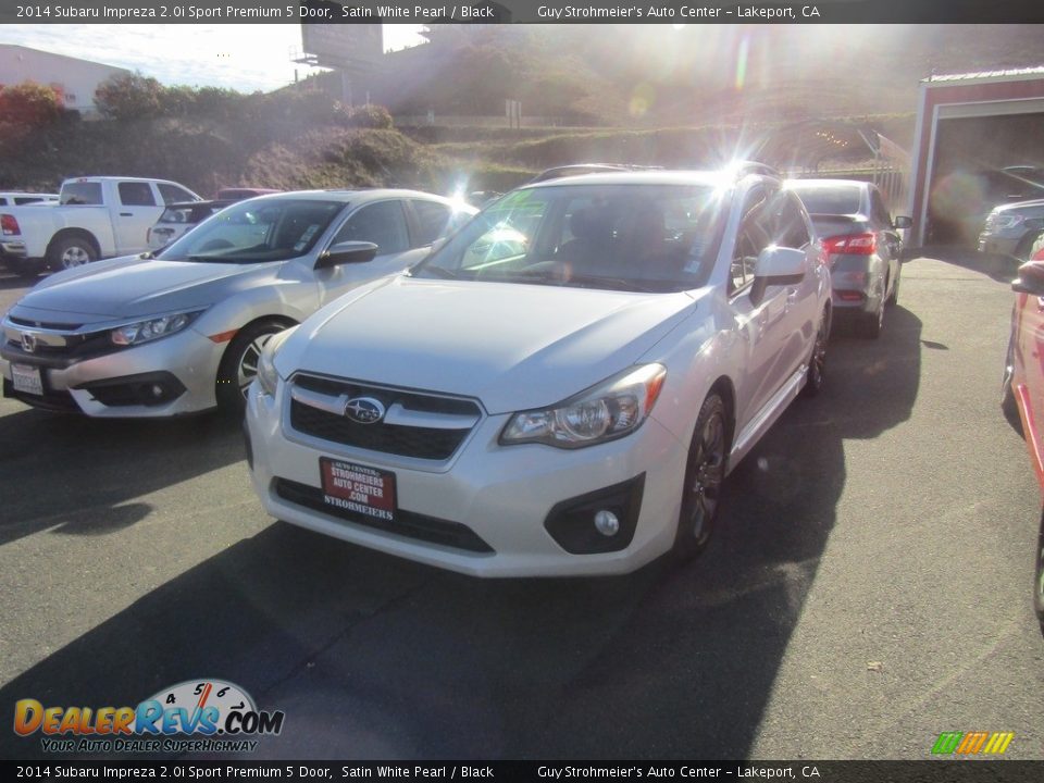 2014 Subaru Impreza 2.0i Sport Premium 5 Door Satin White Pearl / Black Photo #3