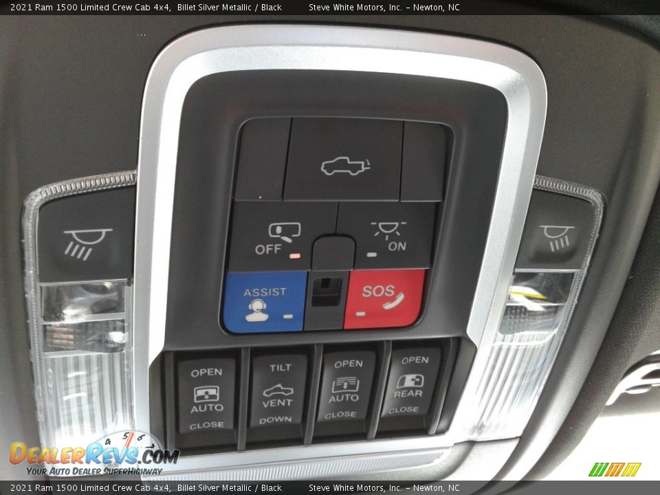 2021 Ram 1500 Limited Crew Cab 4x4 Billet Silver Metallic / Black Photo #35