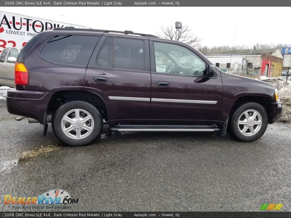 2008 GMC Envoy SLE 4x4 Dark Crimson Red Metallic / Light Gray Photo #2