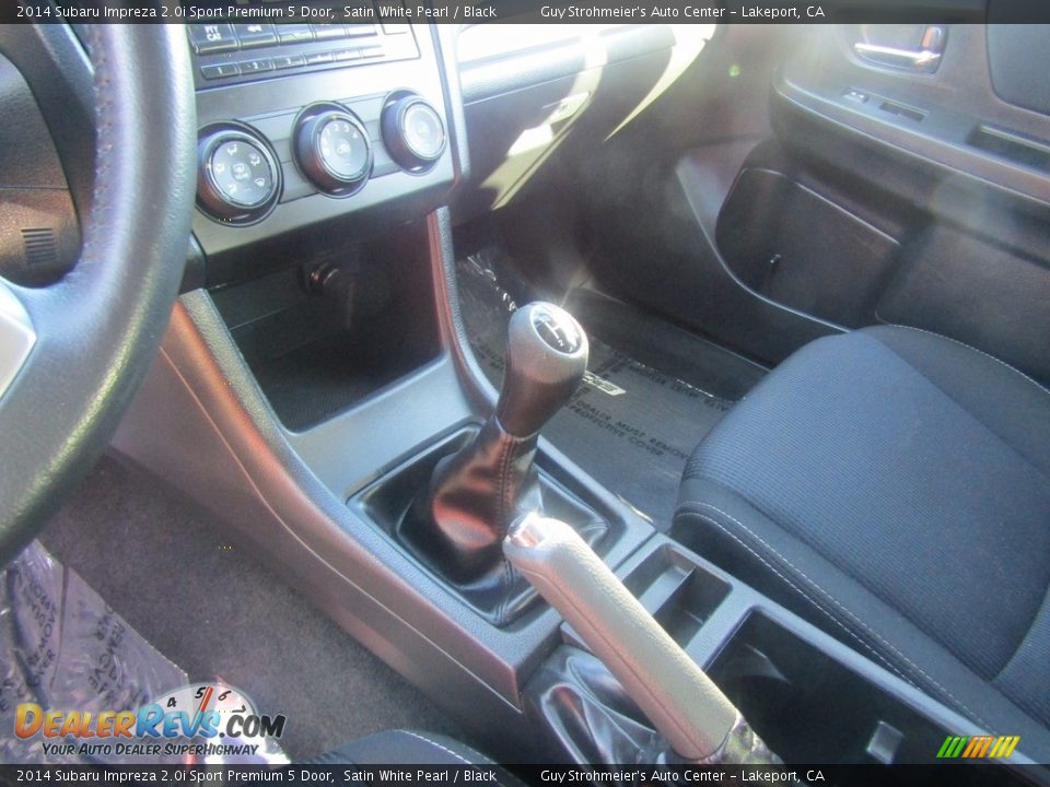2014 Subaru Impreza 2.0i Sport Premium 5 Door Satin White Pearl / Black Photo #11
