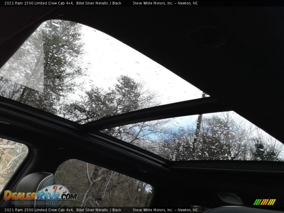 2021 Ram 1500 Limited Crew Cab 4x4 Billet Silver Metallic / Black Photo #36