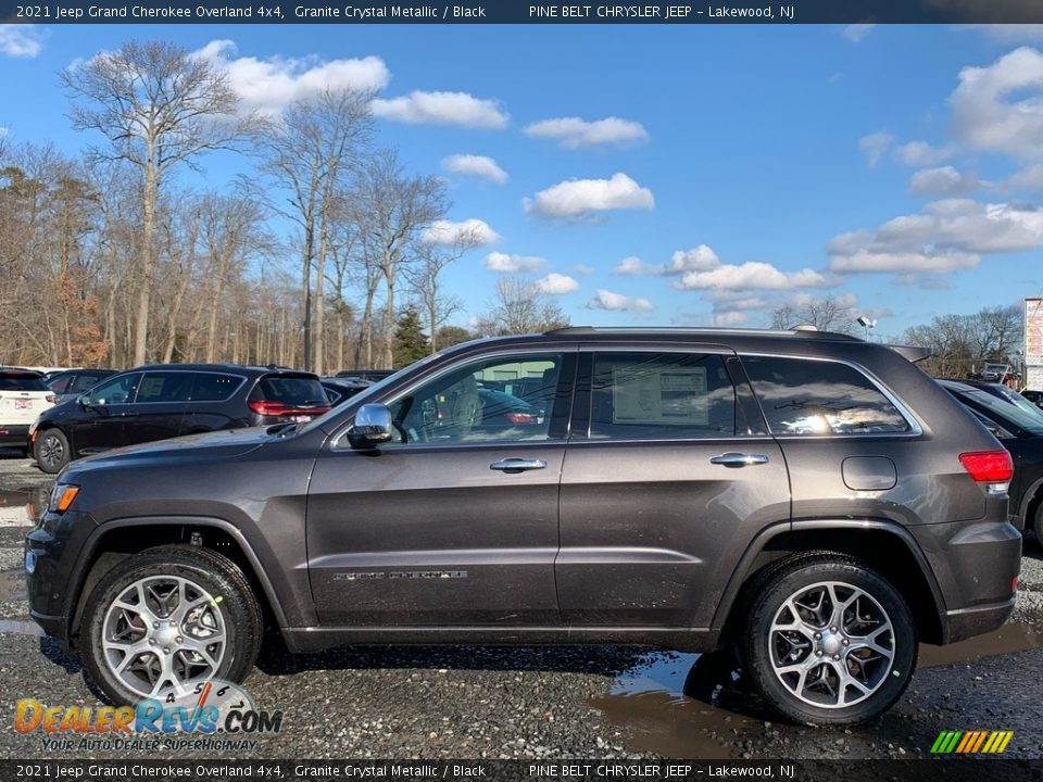 2021 Jeep Grand Cherokee Overland 4x4 Granite Crystal Metallic / Black Photo #4