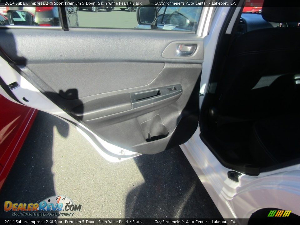 2014 Subaru Impreza 2.0i Sport Premium 5 Door Satin White Pearl / Black Photo #14