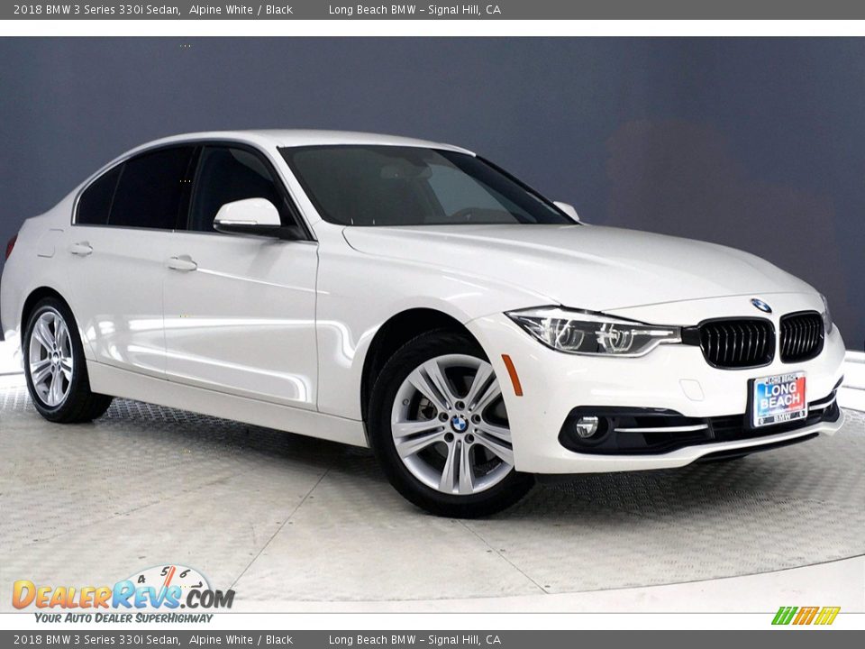 2018 BMW 3 Series 330i Sedan Alpine White / Black Photo #36