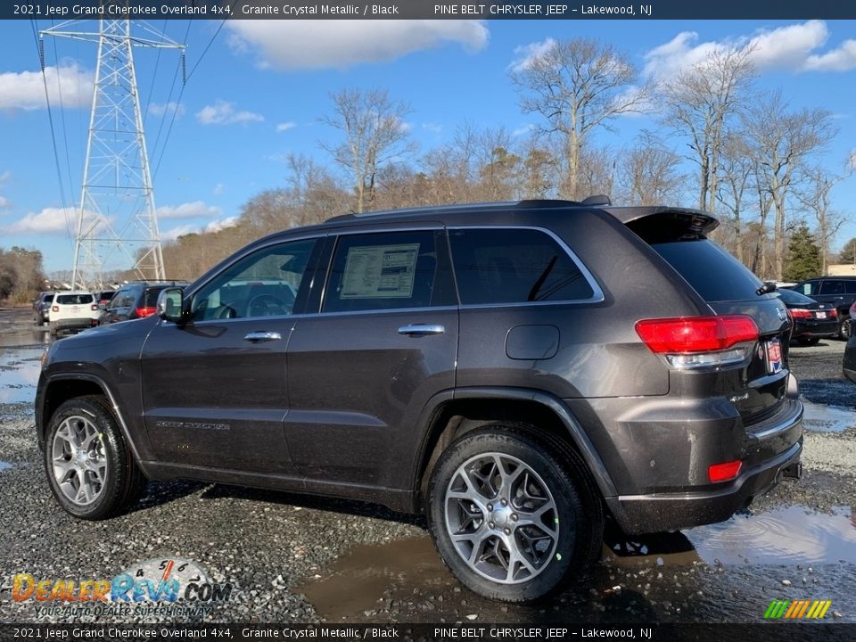 2021 Jeep Grand Cherokee Overland 4x4 Granite Crystal Metallic / Black Photo #6