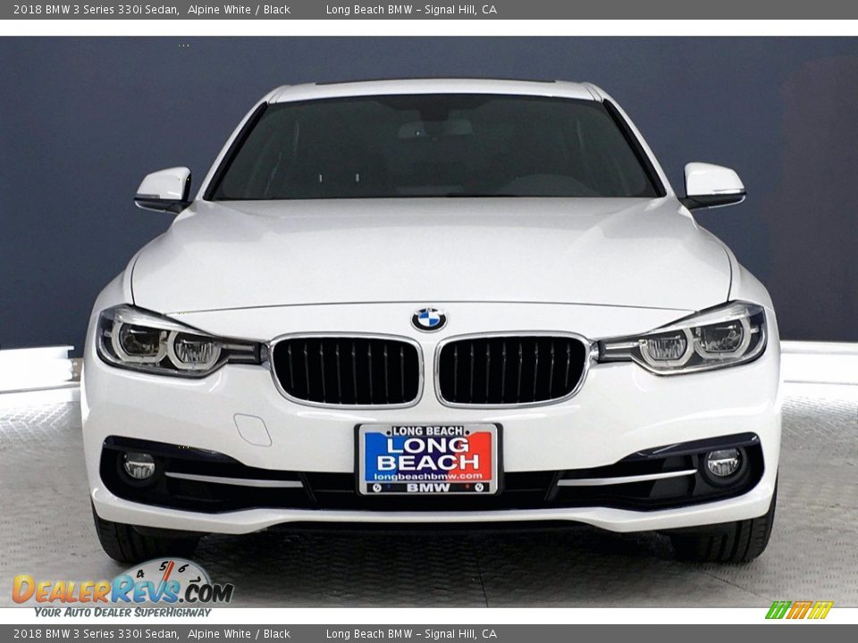 2018 BMW 3 Series 330i Sedan Alpine White / Black Photo #2