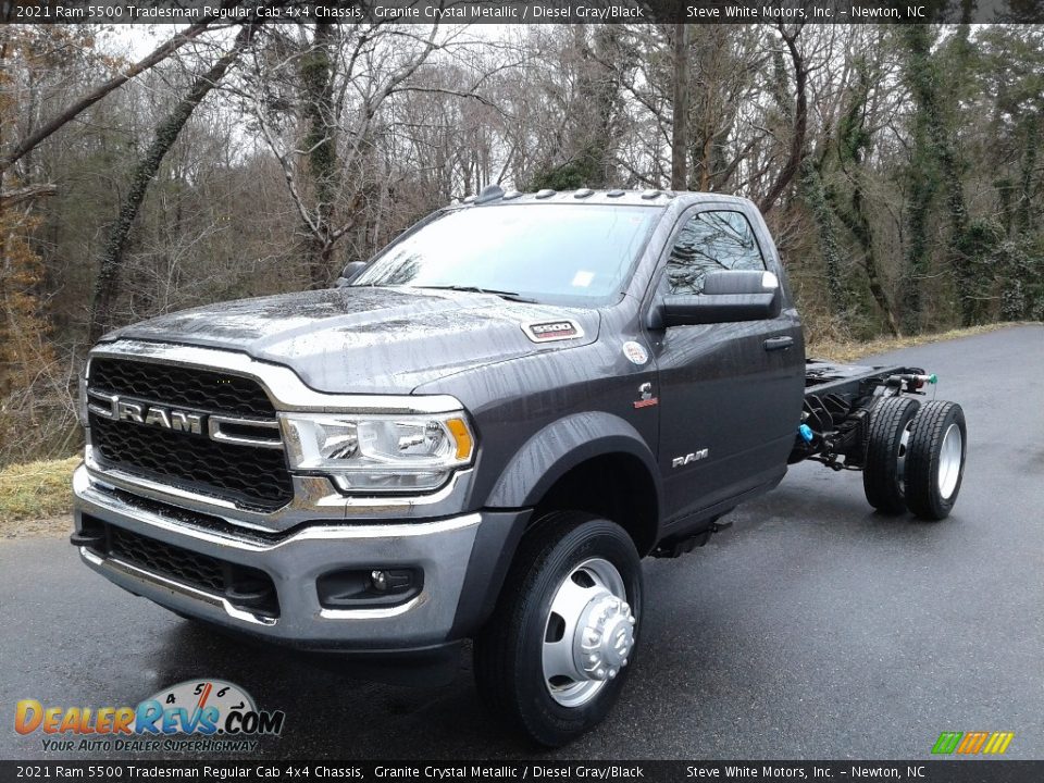 2021 Ram 5500 Tradesman Regular Cab 4x4 Chassis Granite Crystal Metallic / Diesel Gray/Black Photo #2