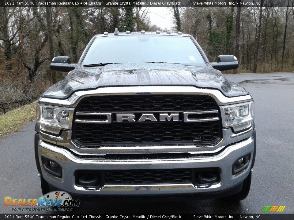 2021 Ram 5500 Tradesman Regular Cab 4x4 Chassis Granite Crystal Metallic / Diesel Gray/Black Photo #3