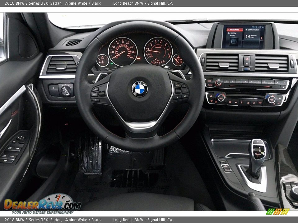 2018 BMW 3 Series 330i Sedan Alpine White / Black Photo #4