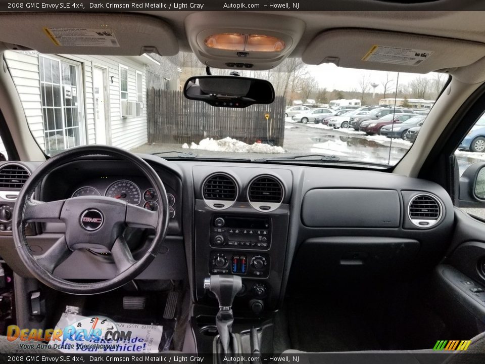 2008 GMC Envoy SLE 4x4 Dark Crimson Red Metallic / Light Gray Photo #13