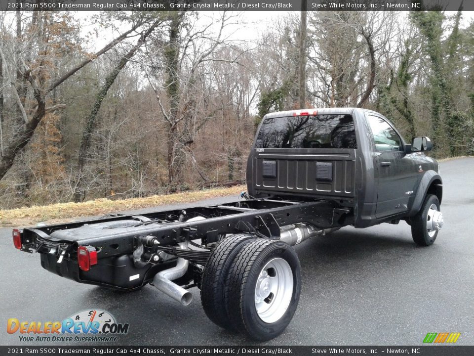 2021 Ram 5500 Tradesman Regular Cab 4x4 Chassis Granite Crystal Metallic / Diesel Gray/Black Photo #6