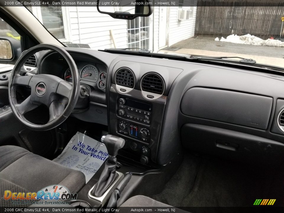 2008 GMC Envoy SLE 4x4 Dark Crimson Red Metallic / Light Gray Photo #14