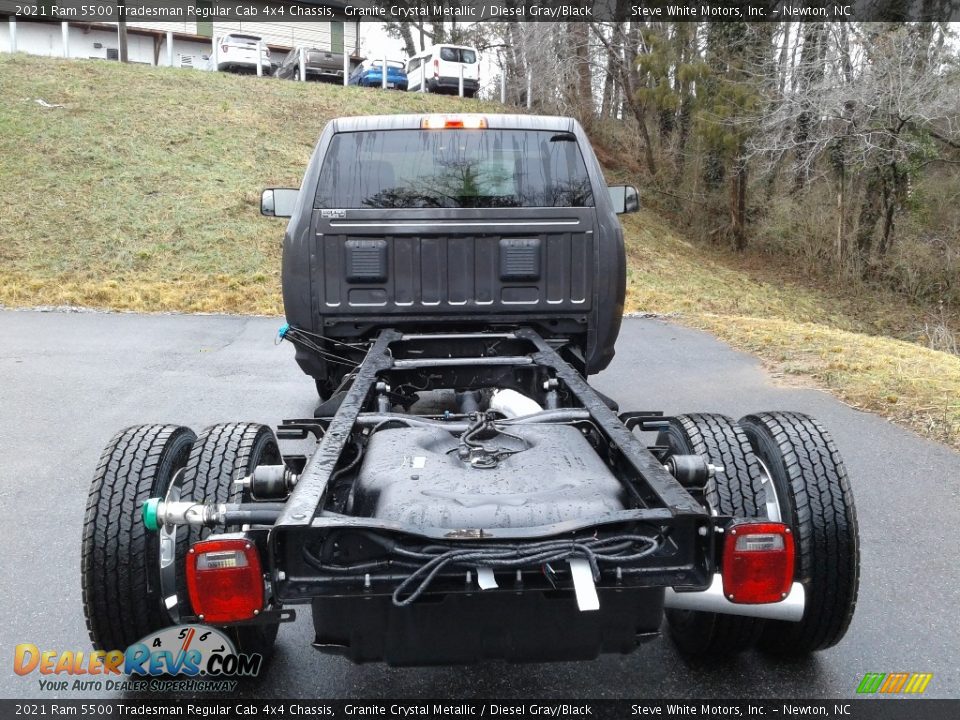 2021 Ram 5500 Tradesman Regular Cab 4x4 Chassis Granite Crystal Metallic / Diesel Gray/Black Photo #7