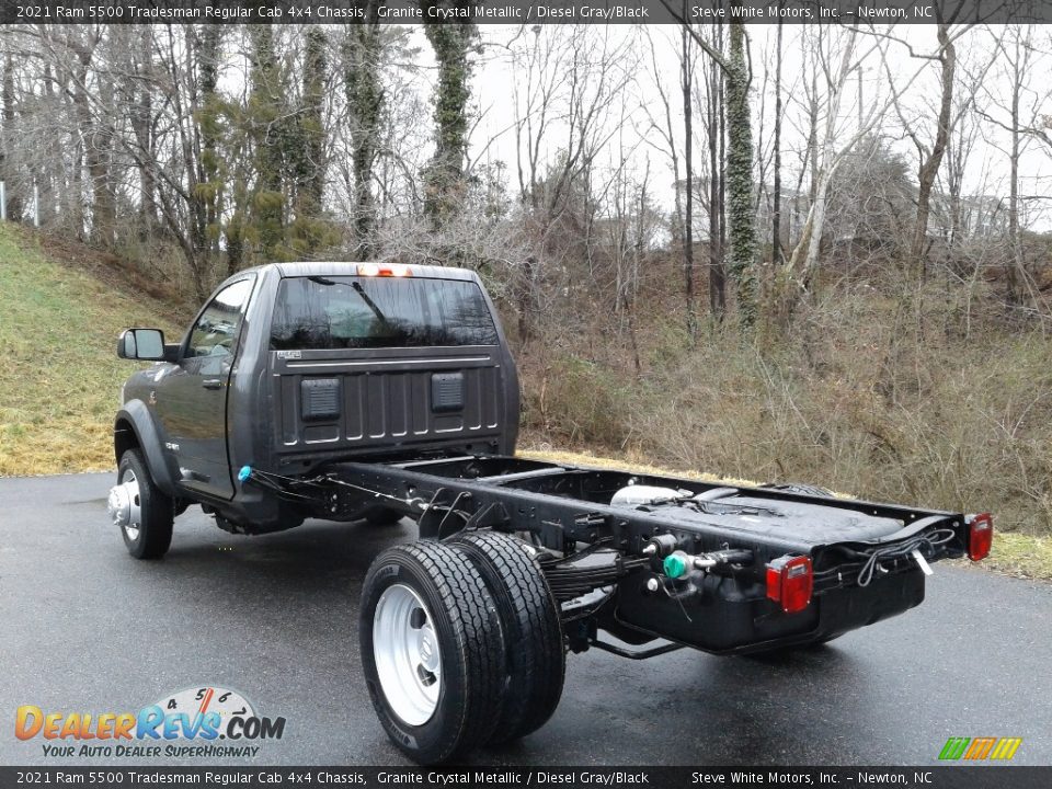 2021 Ram 5500 Tradesman Regular Cab 4x4 Chassis Granite Crystal Metallic / Diesel Gray/Black Photo #8