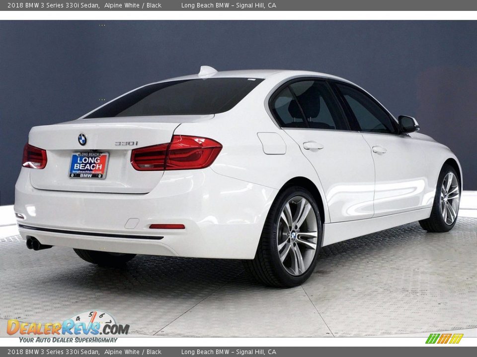 2018 BMW 3 Series 330i Sedan Alpine White / Black Photo #13