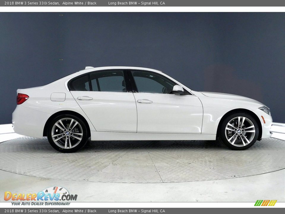 2018 BMW 3 Series 330i Sedan Alpine White / Black Photo #14