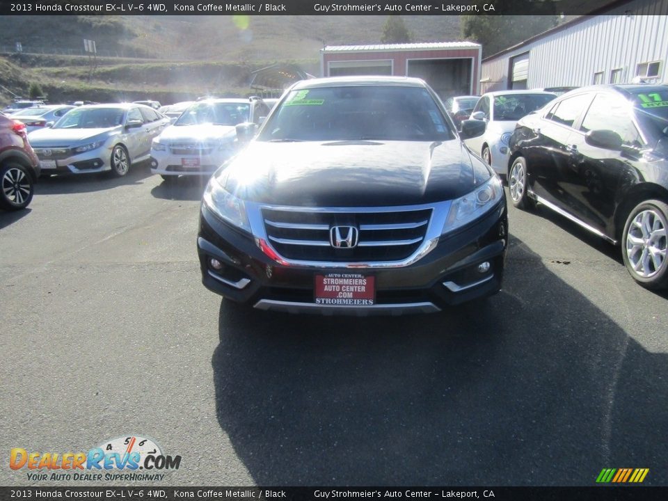 2013 Honda Crosstour EX-L V-6 4WD Kona Coffee Metallic / Black Photo #3