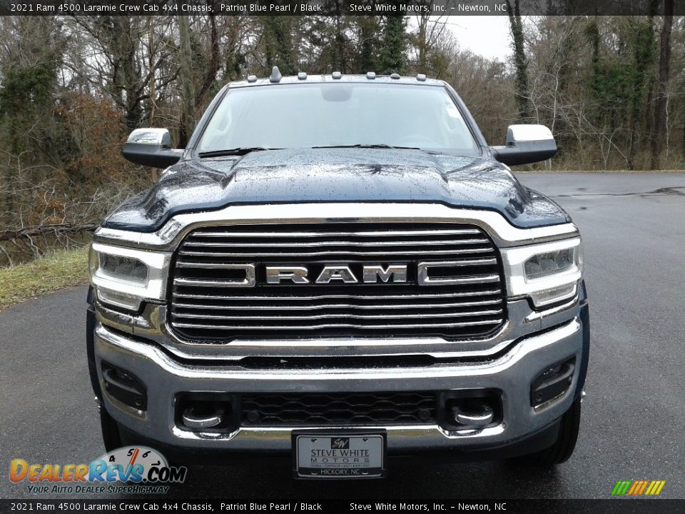 2021 Ram 4500 Laramie Crew Cab 4x4 Chassis Patriot Blue Pearl / Black Photo #3