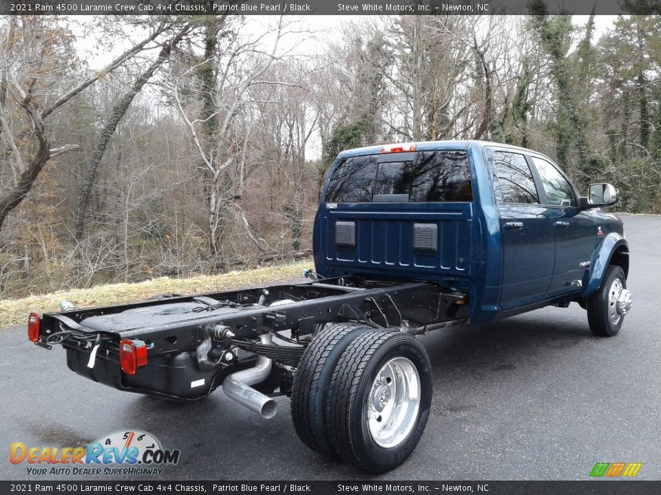 2021 Ram 4500 Laramie Crew Cab 4x4 Chassis Patriot Blue Pearl / Black Photo #6