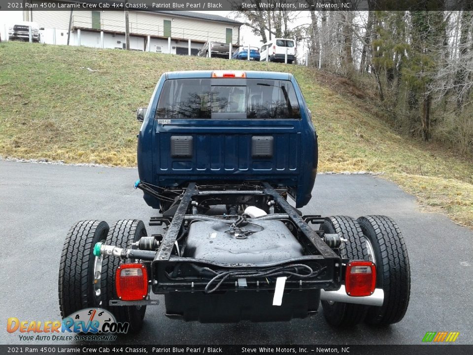 2021 Ram 4500 Laramie Crew Cab 4x4 Chassis Patriot Blue Pearl / Black Photo #7