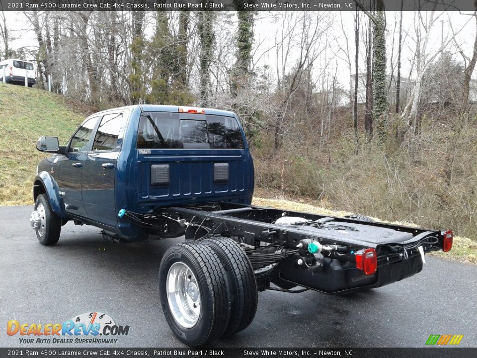 2021 Ram 4500 Laramie Crew Cab 4x4 Chassis Patriot Blue Pearl / Black Photo #8