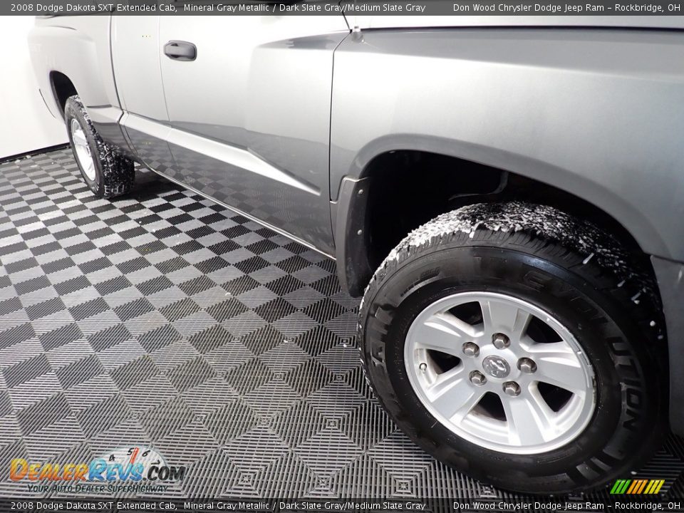 2008 Dodge Dakota SXT Extended Cab Mineral Gray Metallic / Dark Slate Gray/Medium Slate Gray Photo #3
