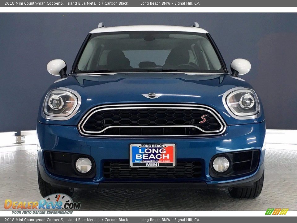 2018 Mini Countryman Cooper S Island Blue Metallic / Carbon Black Photo #2