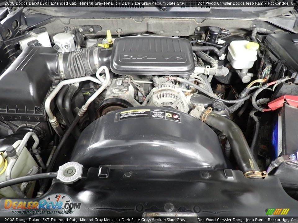 2008 Dodge Dakota SXT Extended Cab Mineral Gray Metallic / Dark Slate Gray/Medium Slate Gray Photo #6