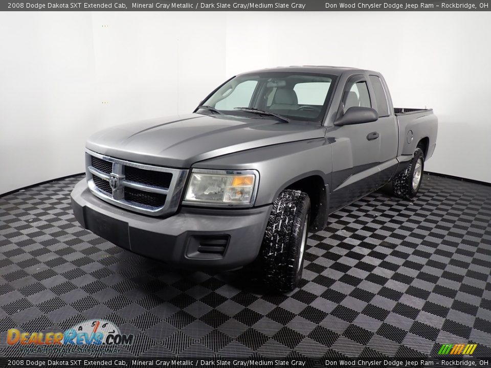 2008 Dodge Dakota SXT Extended Cab Mineral Gray Metallic / Dark Slate Gray/Medium Slate Gray Photo #7