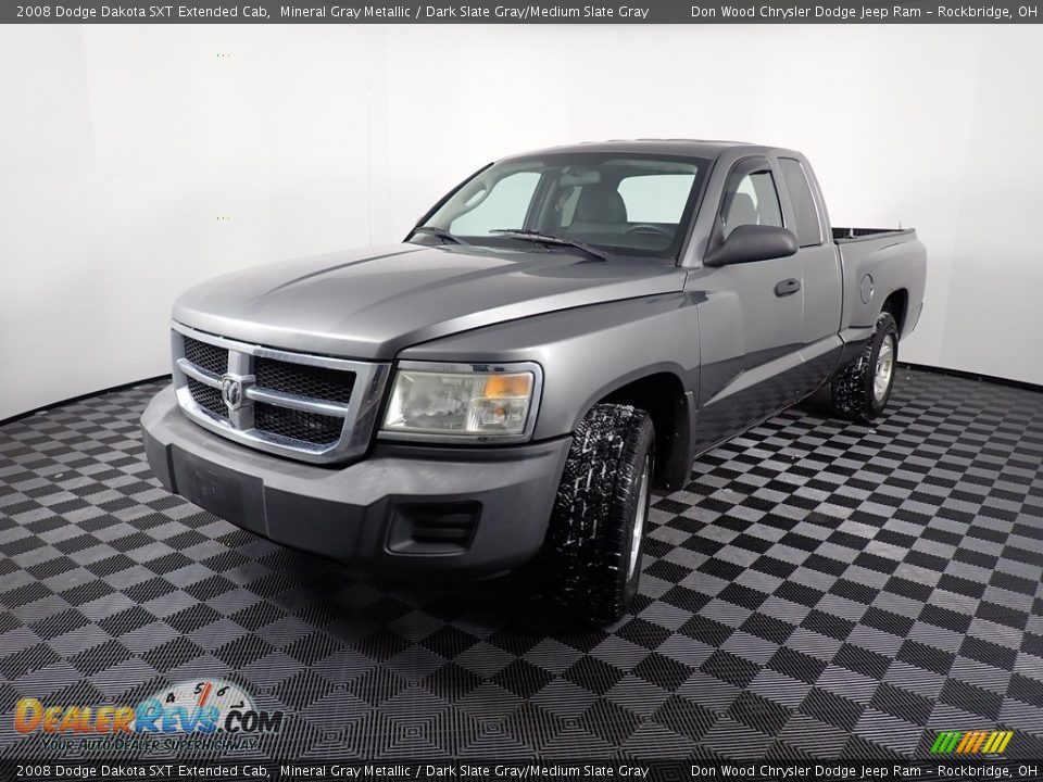 2008 Dodge Dakota SXT Extended Cab Mineral Gray Metallic / Dark Slate Gray/Medium Slate Gray Photo #8