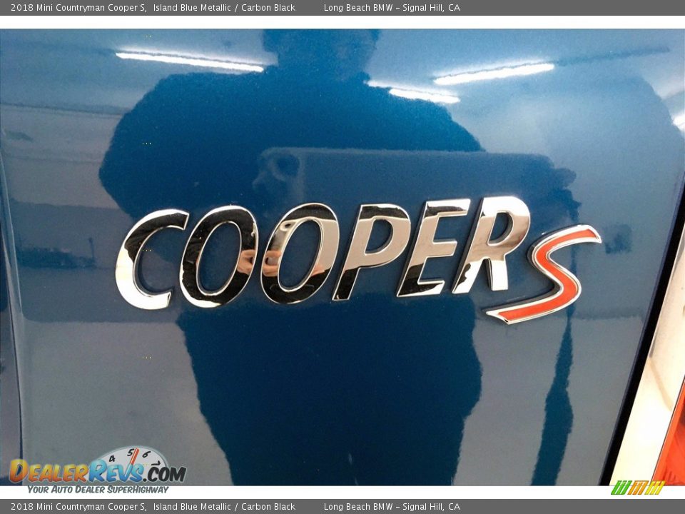 2018 Mini Countryman Cooper S Island Blue Metallic / Carbon Black Photo #7
