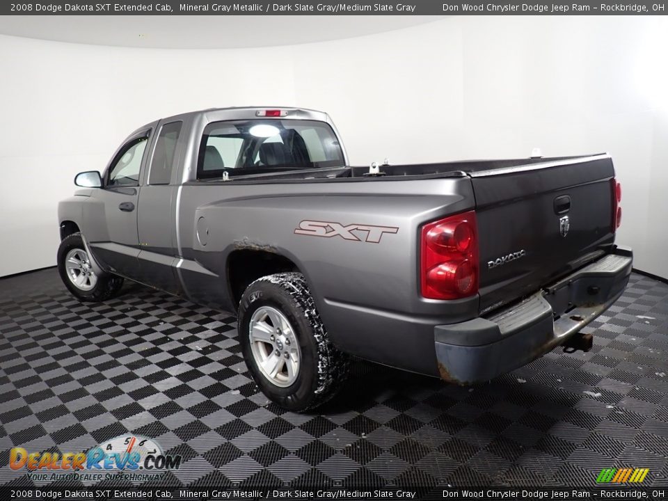 2008 Dodge Dakota SXT Extended Cab Mineral Gray Metallic / Dark Slate Gray/Medium Slate Gray Photo #11