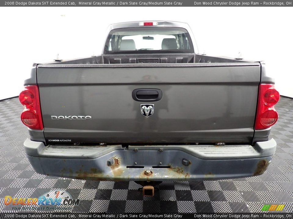 2008 Dodge Dakota SXT Extended Cab Mineral Gray Metallic / Dark Slate Gray/Medium Slate Gray Photo #12
