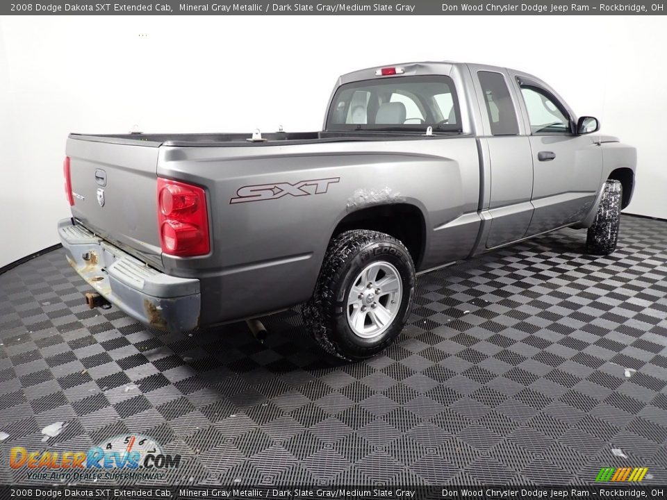 2008 Dodge Dakota SXT Extended Cab Mineral Gray Metallic / Dark Slate Gray/Medium Slate Gray Photo #15
