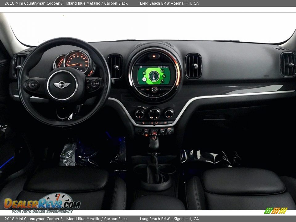 2018 Mini Countryman Cooper S Island Blue Metallic / Carbon Black Photo #15