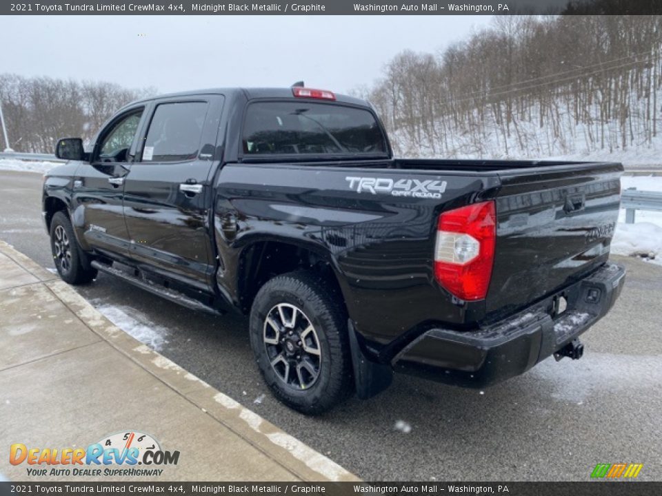 2021 Toyota Tundra Limited CrewMax 4x4 Midnight Black Metallic / Graphite Photo #2