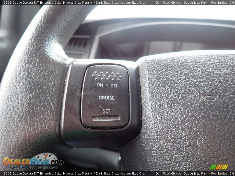2008 Dodge Dakota SXT Extended Cab Mineral Gray Metallic / Dark Slate Gray/Medium Slate Gray Photo #24
