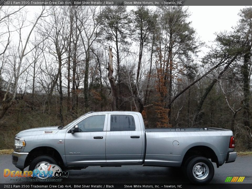 2021 Ram 3500 Tradesman Crew Cab 4x4 Billet Silver Metallic / Black Photo #1