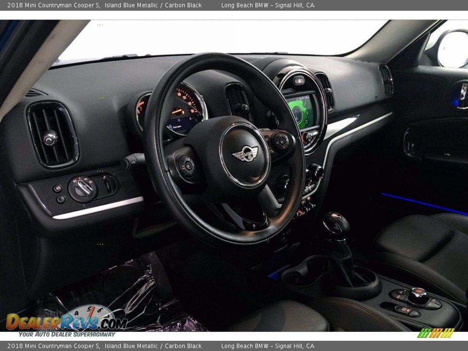 2018 Mini Countryman Cooper S Island Blue Metallic / Carbon Black Photo #21