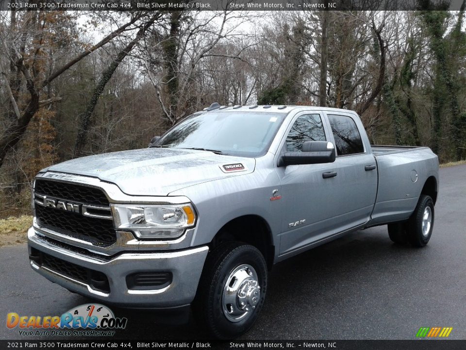 2021 Ram 3500 Tradesman Crew Cab 4x4 Billet Silver Metallic / Black Photo #2